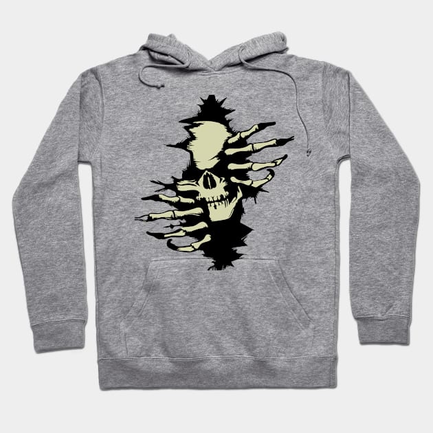 skull monster bones Hoodie by Supertrooper